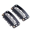 Clips tipo U Negro (10 uds), para extensiones de cabello
