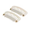 Clips tipo U Rubio (10 uds), para extensiones de cabello