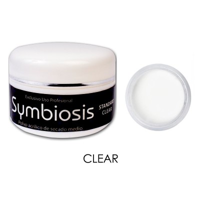 Polvo Acrílico Symbiosis Clear 60g (Secado Medio)