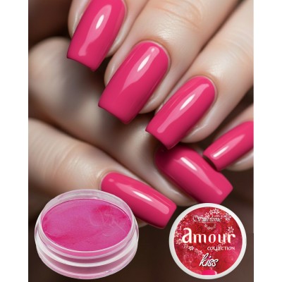 Polvo Acrílico "Kiss" 7g (Rosa Vibrante) Colección Amour